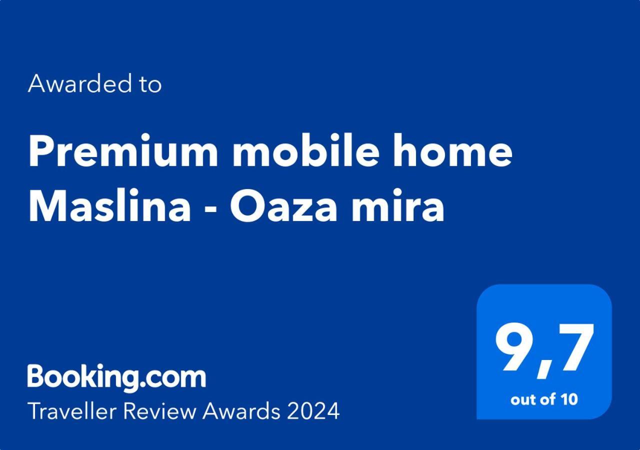 Premium Mobile Home Maslina - Oaza Mira Drage Extérieur photo